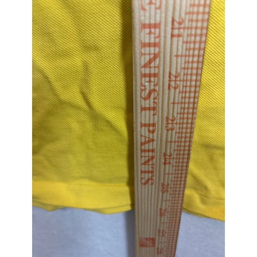 Polo Ralph Lauren Yellow Classic Fit Short Sleeve Polo Shirt  Cotton youth 14-16